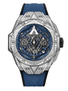 Đồng hồ Hublot Big Bang Sang Bleu II Titanium Blue Pavé 418.NX.5107.RX.1604.MXM20