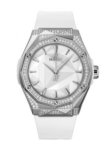 Đồng hồ Hublot Classic Fusion Orlinski Titanium White Alternative Pavé 550.NS.2200.RW.1804.ORL20