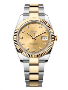 Đồng hồ Rolex Datejust 41 M126333-0011 126333-0011 Thép Oystersteel và Vàng Kim 18ct Mặt champagne