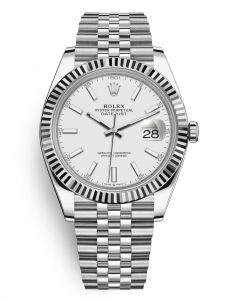 Đồng hồ Rolex Datejust 41 M126334-0010 126334-0010 Thép Oystersteel và Vàng Trắng 18ct Mặt trắng
