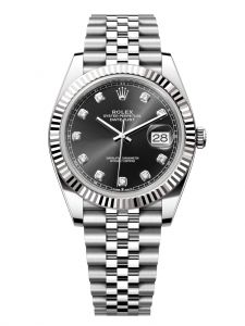 Đồng hồ Rolex Datejust 41 M126334-0012 126334-0012 Thép Oystersteel và Vàng Trắng 18ct Mặt đen sáng