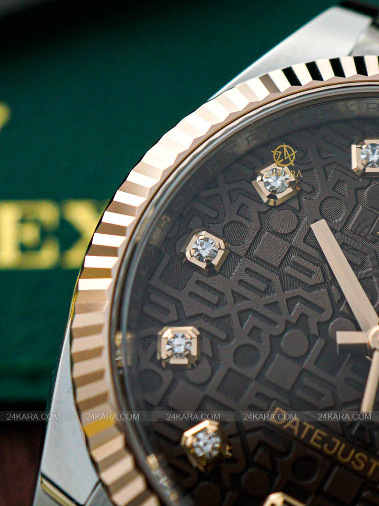 Đồng hồ Rolex Datejust 36 126231-0025 Oystersteel v&agrave; v&agrave;ng Everose