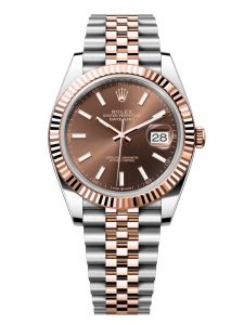 Đồng hồ Rolex Datejust 41 M126331-0002 126331-0002 Thép Oystersteel và Vàng Everose 18ct Mặt chocolate