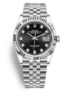 Đồng hồ Rolex Datejust 36 M126234-0027 126234-0027 Thép Oystersteel và Vàng Trắng 18ct Mặt Đen