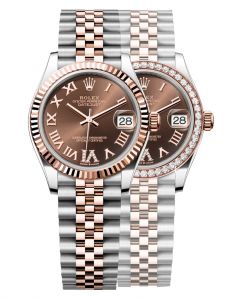 Đồng hồ Rolex Datejust 31 M278271-0004 278271-0004 Thép Oystersteel và Vàng Everose 18ct Mặt Chocolate