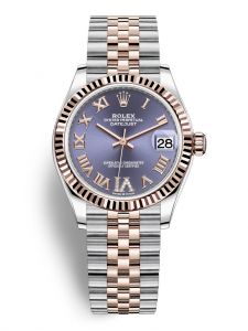 Đồng hồ Rolex Datejust 31 M278271-0020 278271-0020 Thép Oystersteel và Vàng Everose 18ct Mặt Aubergine