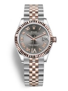 Đồng hồ Rolex Datejust 31 M278271-0030 278271-0030 Thép Oystersteel và Vàng Everose 18ct Mặt Ghi xám