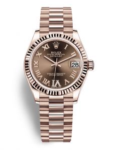 Đồng hồ Rolex Datejust 31 M278275-0025 278275-0025 Vàng Everose 18ct Mặt Chocolate
