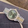 dong-ho-rolex-datejust-31-m278383rbr-0016-278383rbr-0016-thep-oystersteel-va-vang-kim-18ct-mat-xanh-olive-nieng-kim-cuong - ảnh nhỏ 2
