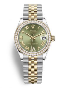 Đồng hồ Rolex Datejust 31 M278383RBR-0016 278383RBR-0016 Thép Oystersteel và Vàng Kim 18ct Mặt Xanh Olive Niềng Kim cương