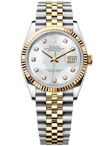Đồng hồ Rolex Datejust 36 M126233-0023 126233-0023 Thép Oystersteel và Vàng Kim 18ct Mặt khảm trai trắng