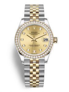 Đồng hồ Rolex Datejust 31 M278383RBR-0026 278383RBR-0026 Thép Oystersteel và Vàng Kim 18ct Mặt Champagne Niềng Kim cương