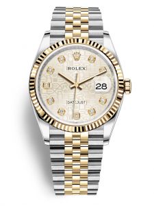Đồng hồ Rolex Datejust 36 M126233-0027 126233-0027 Thép Oystersteel và Vàng Kim 18ct Mặt Bạc vi tính