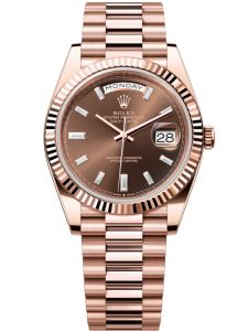 Đồng hồ Rolex Day-Date 40 M228235-0003 228235-0003 Vàng Everose 18ct Mặt chocolate