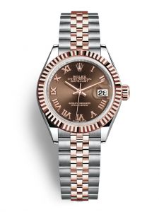 Đồng hồ Rolex Lady-Datejust 28 M279171-0009 279171-0009 Thép Oystersteel và Vàng Everose 18ct Mặt Chocolate