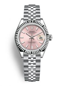 Đồng hồ Rolex Lady-Datejust 28 M279174-0001 279174-0001 Thép Oystersteel và Vàng Trắng 18ct Mặt Hồng