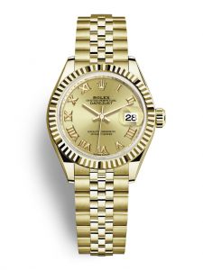 Đồng hồ Rolex Lady-Datejust 28 M279178-0023 279178-0023 Vàng Kim 18ct Mặt Champagne