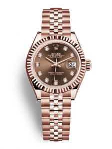 Đồng hồ Rolex Lady-Datejust 28 M279175-0010 279175-0010 Vàng Everose 18ct Mặt Chocolate