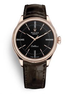 Đồng hồ Rolex Cellini Time 39 M50505-0008 50505-0008 Vàng Everose 18ct Mặt Đen