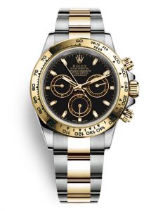 Đồng hồ Rolex Cosmograph Daytona 40 M116503-0004 116503-0004 Thép Oystersteel và Vàng Kim 18ct Mặt Đen