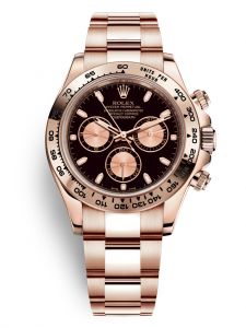Đồng hồ Rolex Cosmograph Daytona 40 M116505-0008 116505-0008 Vàng Everose 18ct Mặt Đen