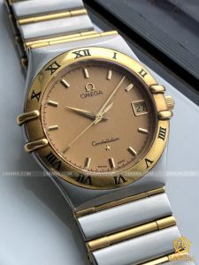 Đồng hồ Omega Constellation 95 1212.10.00 33.5 Yellow Gold Steel - Lướt