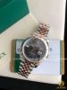 dong-ho-rolex-datejust-41-steel-vang-everose-18ct-wimbledon-jubilee-bp-m126331-126331-mat-xam-coc-so-la-ma-luot - ảnh nhỏ 2