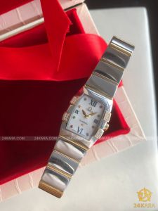 Đồng hồ Omega Constellation Quadrella 1284.79.00 25.3 x 19.3 Yellow Gold Steel - Lướt