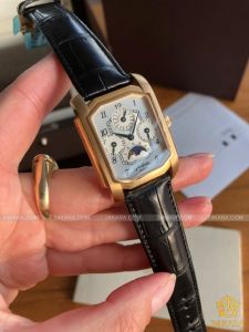 Đồng hồ Glashütte Original Senator Karree Perpetual Calender Moon Rose Gold NOS 4201010204 (lướt)