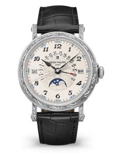 Đồng hồ Patek Philippe Grand Complications 5160/500G-001 White Gold Retrograde Perpetual Calendar Rare Handcrafts