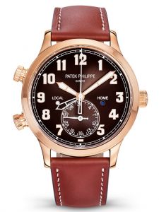 Đồng hồ Patek Philippe Complications 5524R-001 Rose Gold Calatrava Pilot Travel Time