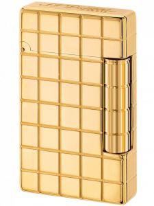 Bật lửa S.T Dupont 020801 Ligne 8 - Vàng - Vân caro