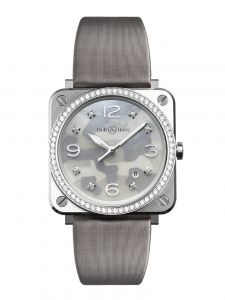 Đồng hồ Bell & Ross BR S Grey Camouflage Diamonds BRS-CAMO-ST-LGD