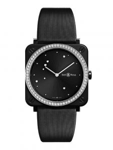Đồng hồ Bell & Ross BR S Black Diamond Eagle Diamonds BRS-EBL-CE-LGD/SCA