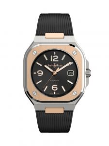 Đồng hồ Bell & Ross BR 05 Black Steel & Gold BR05A-BL-STPG/SRB