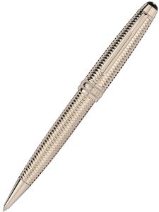 Bút bi xoay Montblanc Meisterstück Geometry Solitaire Champagne Gold Midsize MB118103