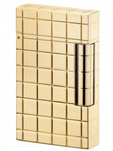 Bật lửa S.T Dupont Ligne 2 Vàng Vàng Vân Caro 016951