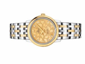 Đồng hồ Omega De Ville Prestige Butterfly 424.20.27.60.58.002 27.4 Yellow Gold Steel