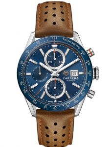 Đồng hồ Tag Heuer Carrera Chronograph Calibre 16 CBM2112.FC6455 41 Sunray Blue Ceramic Racing - Lướt