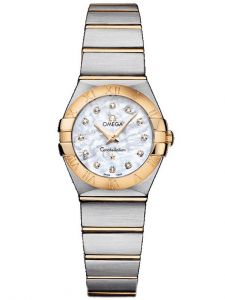 Đồng hồ Omega Constellation 123.20.24.60.55.002 24 Demi Vàng 18K MOP Kim Cương