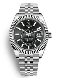 Đồng hồ Rolex Sky-Dweller 42 M326934-0006 326934-0006 Thép Oystersteel và Vàng Trắng 18ct Mặt Đen