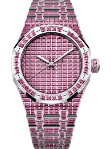 Đồng hồ Audemars Piguet Royal Oak Selfwinding Pink Tourmaline "50th Anniversary" 15514BC.TM.1284BC.01