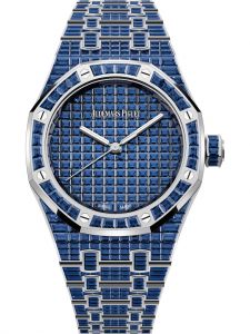 Đồng hồ Audemars Piguet Royal Oak Selfwinding Blue Sapphire "50th Anniversary" 15554BC.SS.1274BC.01
