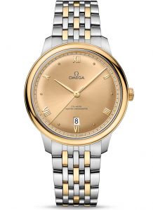 Đồng hồ Omega De Ville Prestige 434.20.40.20.08.001 40 Yellow Gold Steel