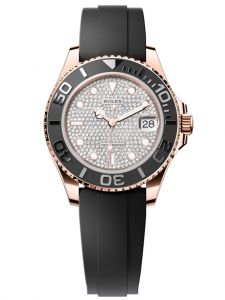Đồng hồ Rolex Yacht-Master 37 M268655-0019 268655-0019 Vàng Everose 18ct Mặt Đính Kim cương