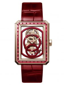 Đồng hồ Chanel Boy·Friend Skeleton Red Edition H6255