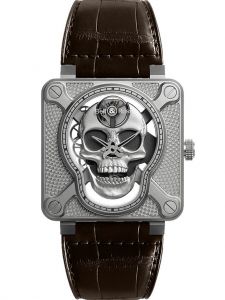 Đồng hồ Bell & Ross BR 01 Laughing Skull BR01-SKULL-SK-ST