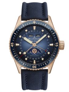 Đồng hồ Blancpain Fifty Fathoms Bathyscaphe Quantième Complet Phases De Lune 5054 3640 O52B