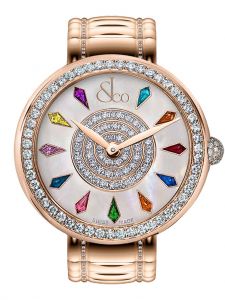 Đồng hồ Jacob & Co. Brilliant One Row Rose Gold Couture BQ030.40.RO.KR.A40RA