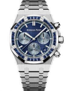Đồng hồ Audemars Piguet Royal Oak Chronograph Baguette Sapphires Japan Edition 26240BC.SS.1320BC.01